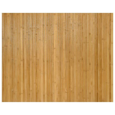 Vloerkleed rechthoekig 80x100 cm bamboe naturel 2