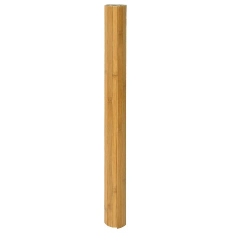 Vloerkleed rechthoekig 80x100 cm bamboe naturel 3