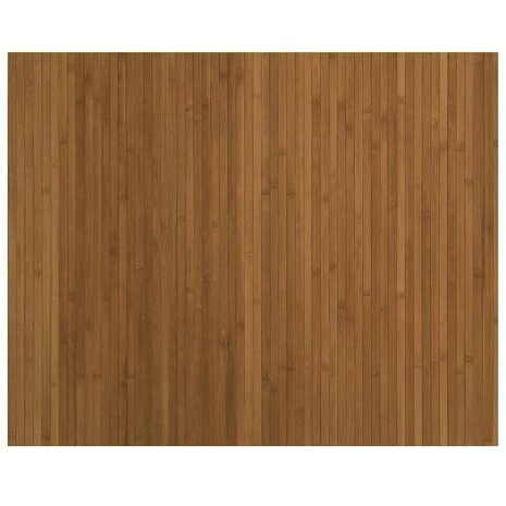 Vloerkleed rechthoekig 80x100 cm bamboe bruin 2
