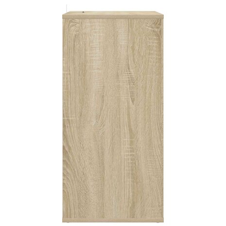 Platenkast Sonoma Eiken 44,5 x 36,5 x 74,5 cm Bewerkt hout 5