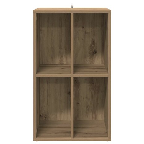 Platenkast Artisanaal eiken 44,5 x 36,5 x 74,5 cm Bewerkt hout 4