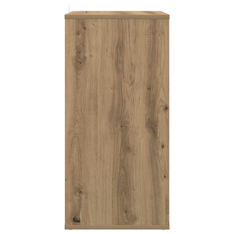 Platenkast Artisanaal eiken 44,5 x 36,5 x 74,5 cm Bewerkt hout 5