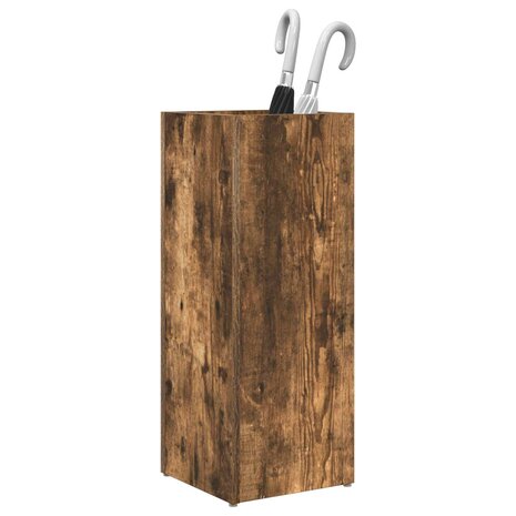 Paraplustandaard Gerookt eiken 25 x 24,5 x 64 cm Bewerkt hout 3
