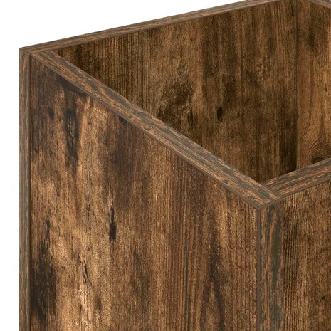 Paraplustandaard Gerookt eiken 25 x 24,5 x 64 cm Bewerkt hout 8