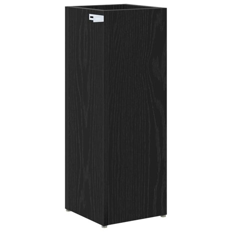 Paraplustandaard Zwart Eiken 20 x 20 x 55,5 cm Bewerkt hout 7