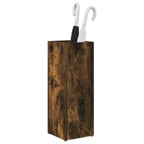 Paraplustandaard Gerookt eiken 20 x 20 x 55,5 cm Bewerkt hout 3