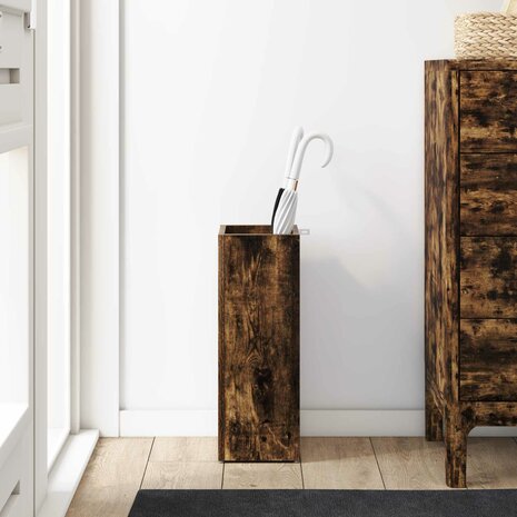 Paraplustandaard Gerookt eiken 20 x 20 x 55,5 cm Bewerkt hout 4