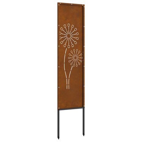 Privacyscherm Fretwerk Roestig 32 x 140 cm weervast staal 9