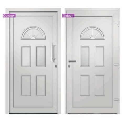 Voordeur 98x208 cm wit 6