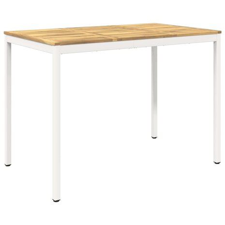 Tuin Bartafel Wit 147 x 88,5 x 105 cm Massief Acaciahout 2