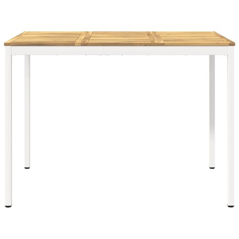 Tuin Bartafel Wit 147 x 88,5 x 105 cm Massief Acaciahout 3
