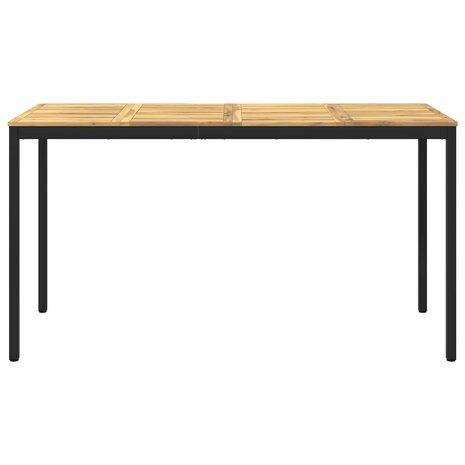 Tuin Bartafel Wit en zwart 196 x 80,5 x 105 cm 3