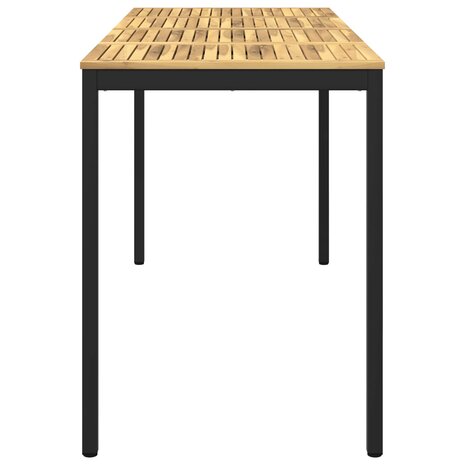 Tuin Bartafel Wit en zwart 196 x 80,5 x 105 cm 4