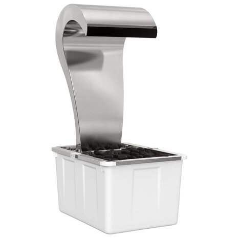 Tuinwaterval Roestvrij staal 304 54,5 x 34 x 83 cm zilver 3