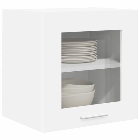 Hangkast Wit 40 x 31 x 40 cm Bewerkt hout 3