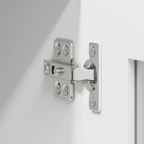 Hangkast Wit 40 x 31 x 40 cm Bewerkt hout 9