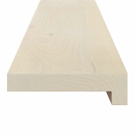 traptreden 2 st 70 x 25 x 2 cm Wit Massief Eikenhout 4