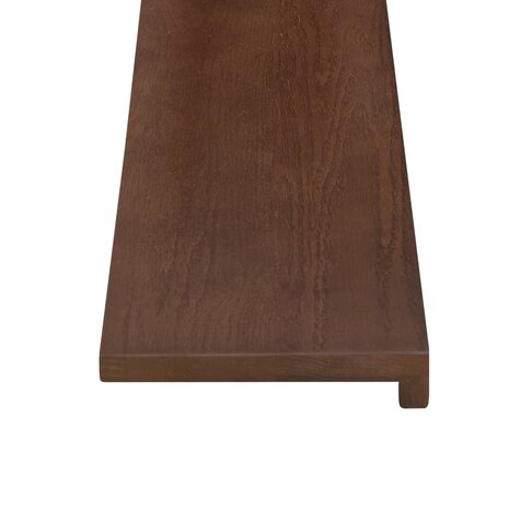 traptreden 2 st 70 x 25 x 2 cm Donkerbruin Massief Eikenhout 4