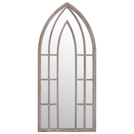 Spiegel 100x45 cm ijzer zandkleurig 2