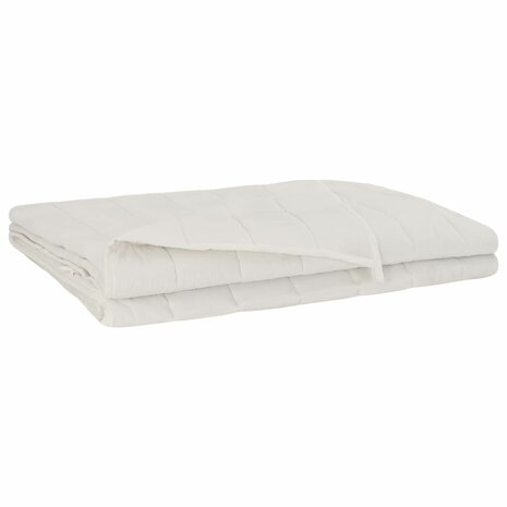 Verzwaringsdeken Wit 122 x 183 cm 5 kg 100% Katoen 205T 2