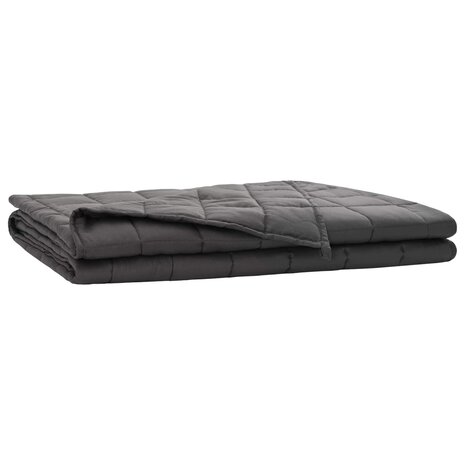 Verzwaringsdeken Antraciet 122 x 183 cm 5 kg 100% Katoen 205T 2