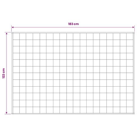 Verzwaringsdeken Wit 122 x 183 cm 9 kg 100% Katoen 205T 7