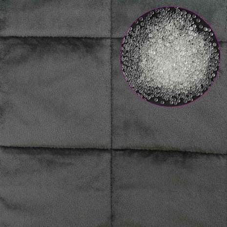Verzwaringsdeken Antraciet 135 x 200 cm 10 kg 100% Katoen 205T 6