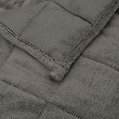 Verzwaringsdeken 120x180 cm 5 kg stof grijs 5