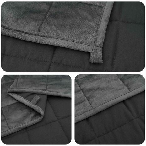 Verzwaringsdeken Antraciet 150 x 200 cm 7 kg 100% Katoen 205T 5