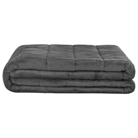 Verzwaringsdeken Antraciet 155 x 220 cm 7 kg 100% Katoen 205T 4