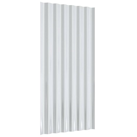 Dakpanelen 36 st 80x36 cm gegalvaniseerd staal groen 5