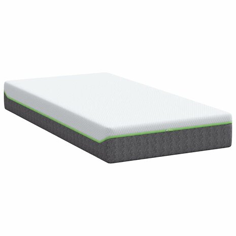 Matras Medium zacht 80 x 160 cm Wit en Grijs 5