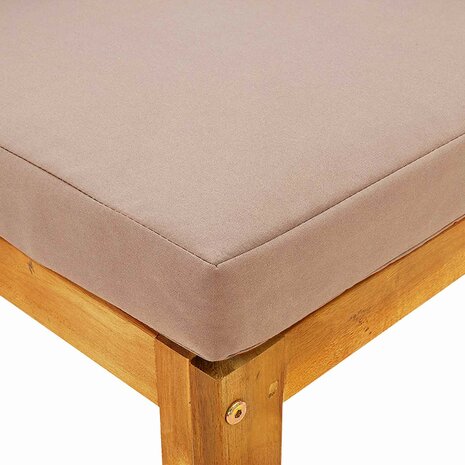Bankstel 3 st Naturel Massief Acaciahout 6
