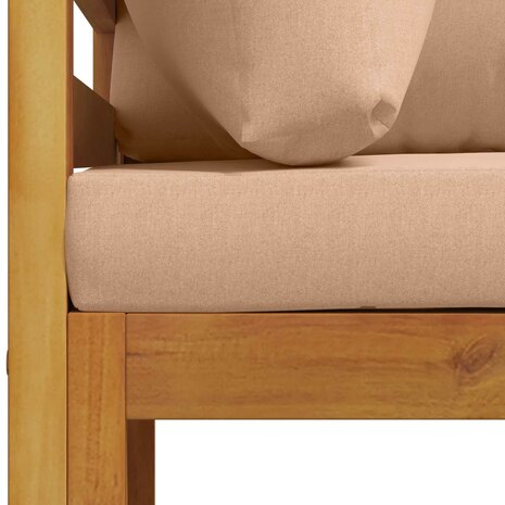 Bankstel 3 st Naturel Massief Acaciahout 5