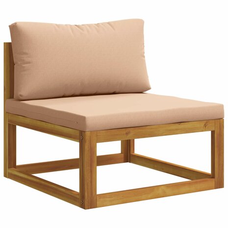 Bankstel 4 st Naturel Massief Acaciahout 3