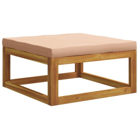 Bankstel 4 st Naturel Massief Acaciahout 4