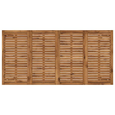 Tuin Bartafel NAARDEN Naturel en Zwart 180 x 88,5 x 105 cm 5