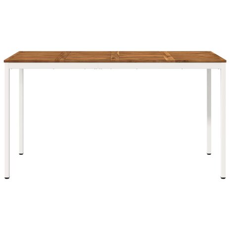 Tuin Bartafel NAARDEN Natuurlijk en Wit 196 x 80,5 x 105 cm 3