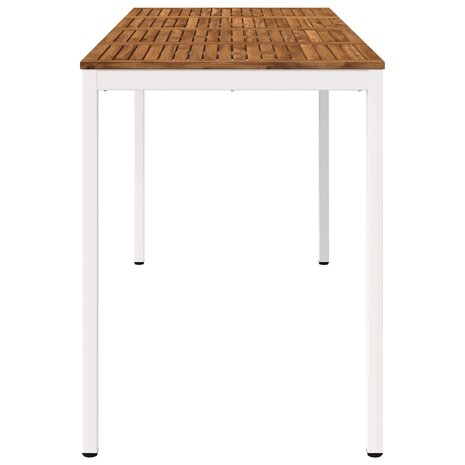 Tuin Bartafel NAARDEN Natuurlijk en Wit 196 x 80,5 x 105 cm 4