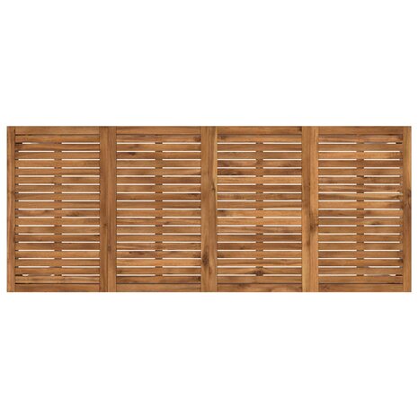 Tuin Bartafel NAARDEN Natuurlijk en Wit 196 x 80,5 x 105 cm 5