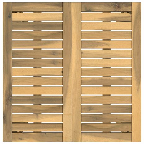 Tuin Bartafel Wit 60 x 60,5 x 105 cm Massief Acaciahout 4