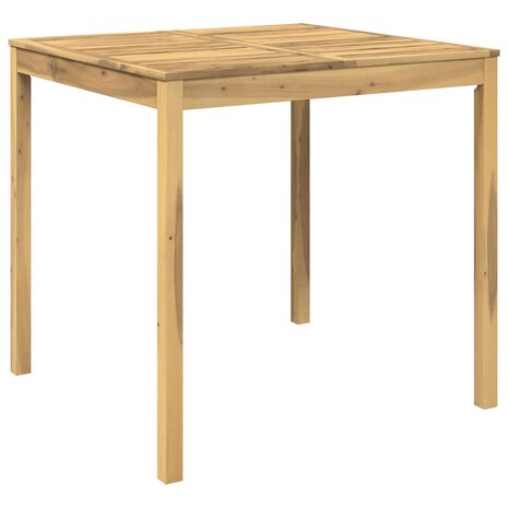 Tuin Bartafel Wit 110 x 108,5 x 105 cm Massief Acaciahout 2