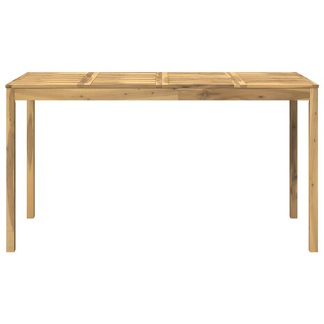 Tuin Bartafel Wit 196 x 80,5 x 105 cm Massief Acaciahout 3