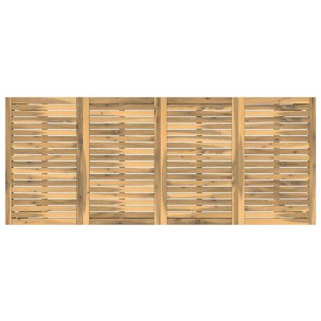 Tuin Bartafel Wit 196 x 80,5 x 105 cm Massief Acaciahout 5