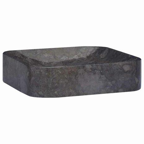 Gootsteen 40x40x10 cm marmer zwart 1