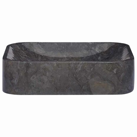 Gootsteen 40x40x10 cm marmer zwart 2