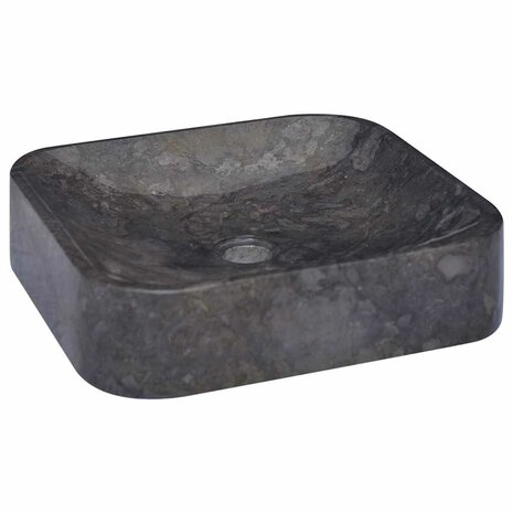 Gootsteen 40x40x10 cm marmer zwart 3