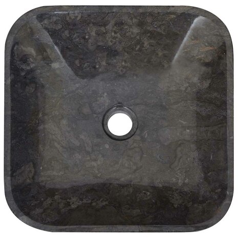 Gootsteen 40x40x10 cm marmer zwart 4