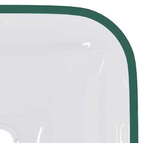 Wasbak 42x42x14 cm glas transparant 5