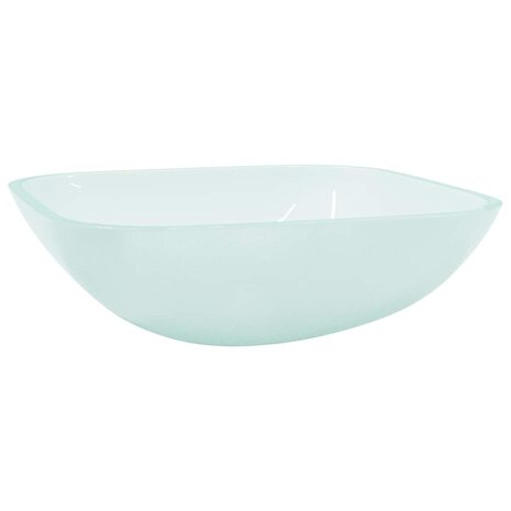 Wasbak 42x42x14 cm glas mat 2